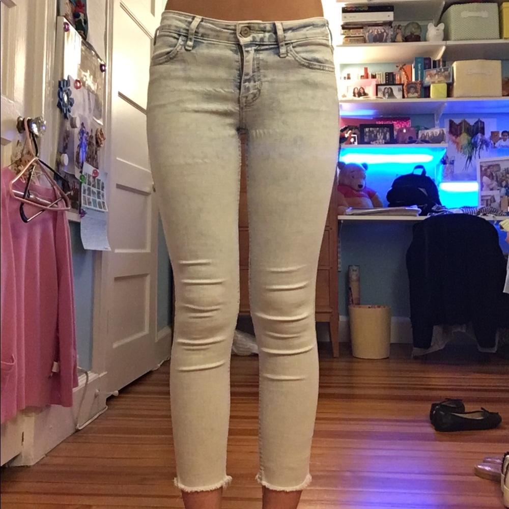 Super skinny acid wash jeggings - Picture 1 of 3